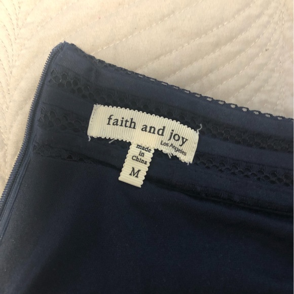 Faith and Joy Navy Blue Skirt - Picture 2 of 2